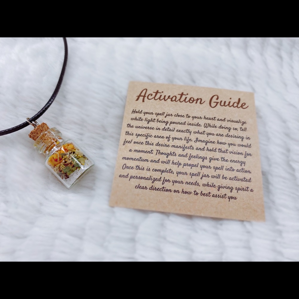 Protection Spell Jar Necklace